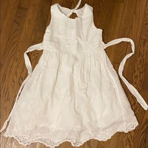 WHITE GIRLS DRESS